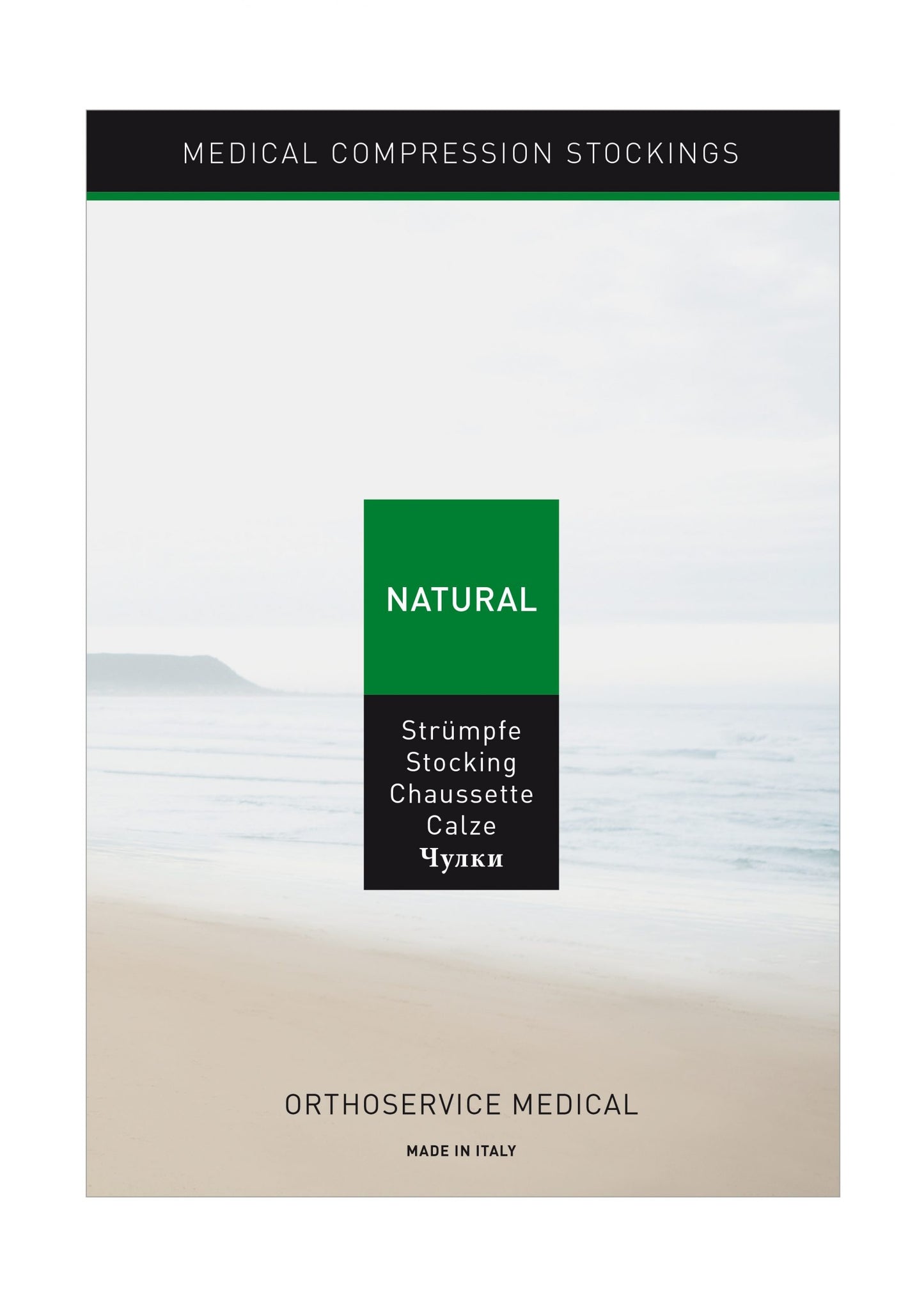 Medical Compression Stockings AG Open 1CCL NATURAL