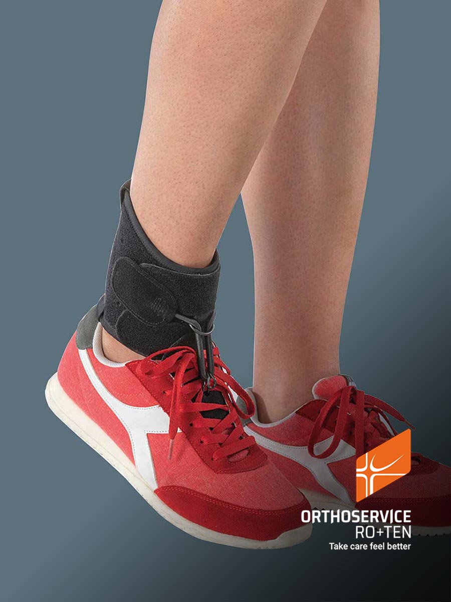 Brace for foot drop AFFIX with bare feet option