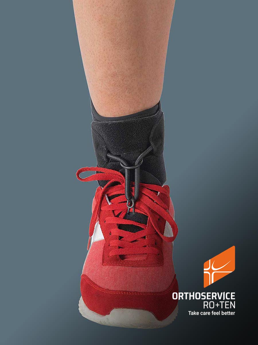 Brace for foot drop AFFIX with bare feet option