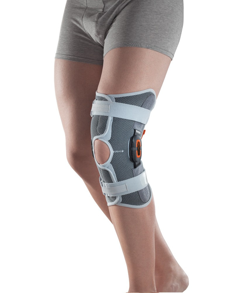 Knee orthosis with hinges and F-E control GENUSKILL 26A