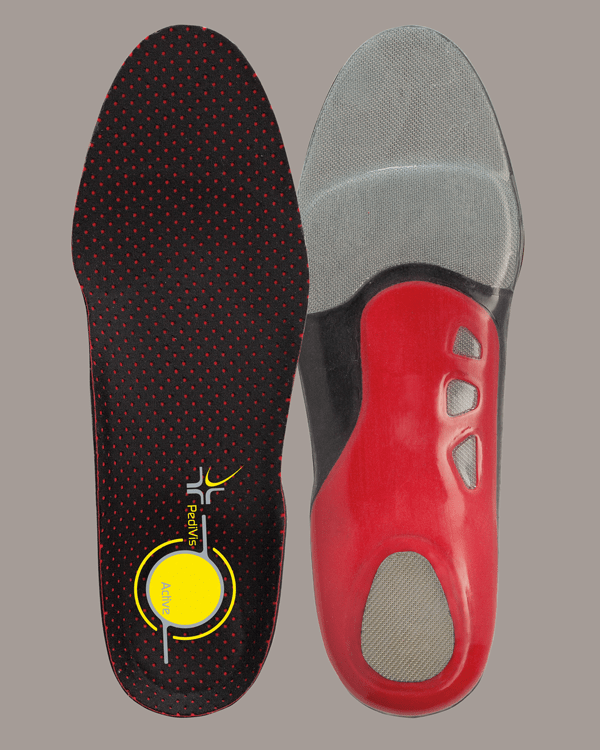Cushioning insole with transverse reinforcement Pedivis Active